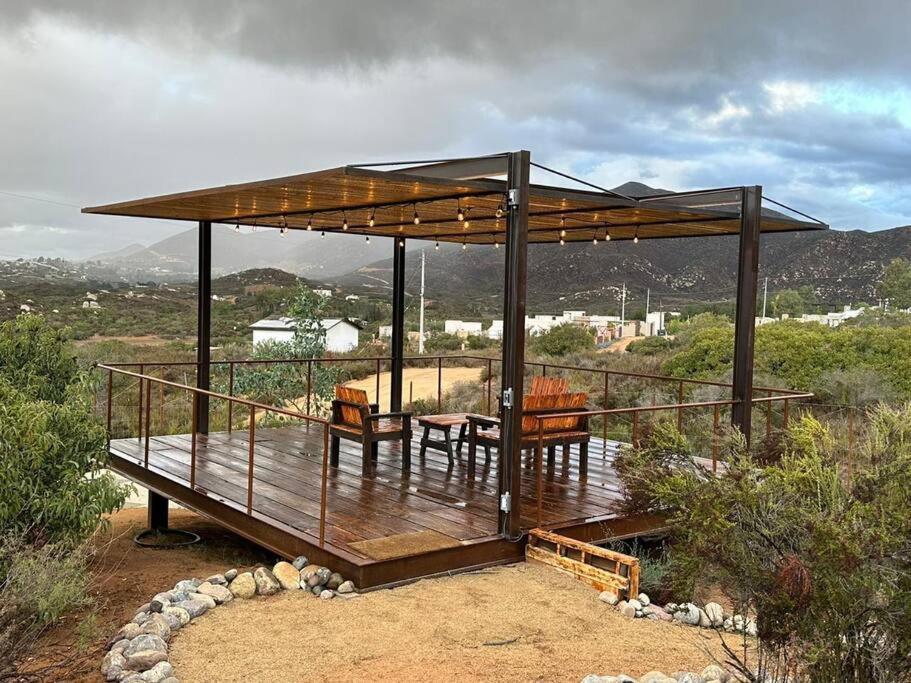 Cabana Aa2, Valle De Guadalupe Вилья-де-Хуарес Экстерьер фото